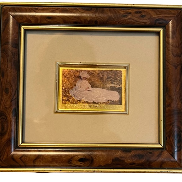 Claude Monet Chromolithography Gold - Picture 2 of 4